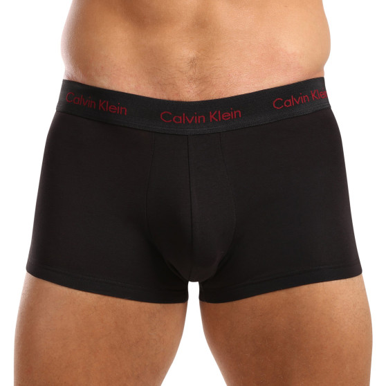 3PACK ανδρικό σορτς μποξεράκι Calvin Klein μαύρο (U2664G-NOU)