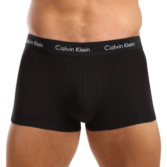 3PACK ανδρικό σορτς μποξεράκι Calvin Klein μαύρο (U2664G-NOU)