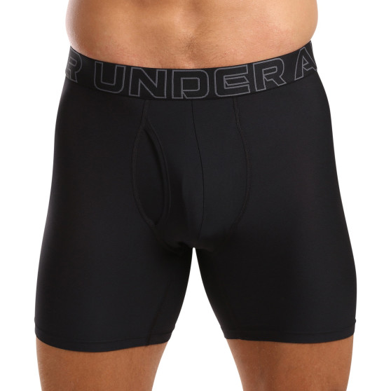 3PACK ανδρικό σορτς μποξεράκι Under Armour μαύρο (1383884 001)