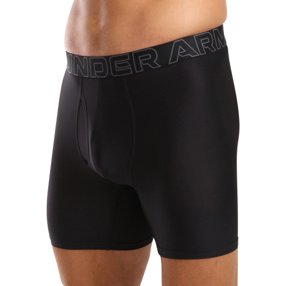 3PACK ανδρικό σορτς μποξεράκι Under Armour μαύρο (1383884 001)