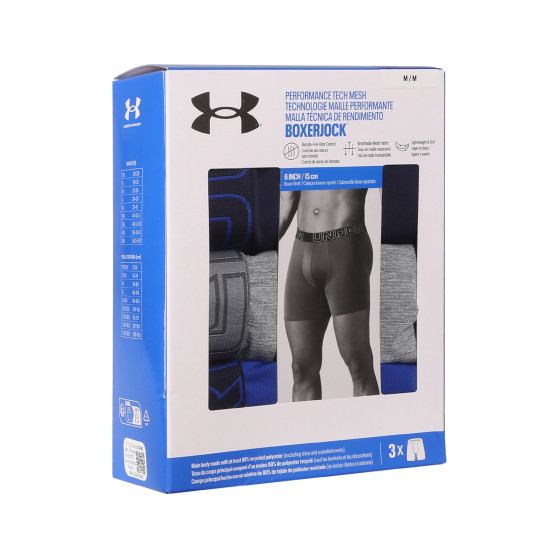 3PACK ανδρικό σορτς μποξεράκι Under Armour πολύχρωμο (1383884 410)