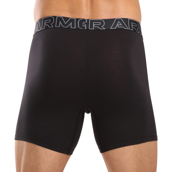 3PACK ανδρικό σορτς μποξεράκι Under Armour μαύρο (1383889 001)