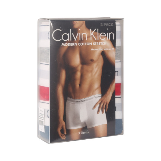 3PACK ανδρικό σορτς μποξεράκι Calvin Klein πολύχρωμο (NB2380A-N2I)