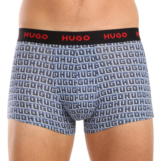 3PACK ανδρικό σορτς μποξεράκι HUGO πολύχρωμο (50517894 975)