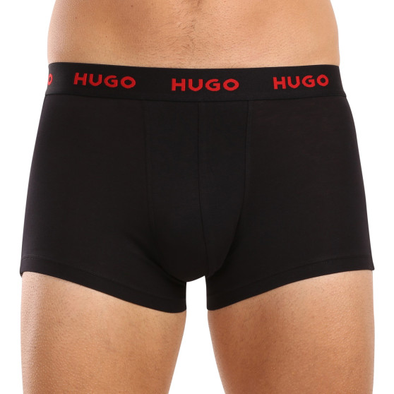 3PACK ανδρικό σορτς μποξεράκι HUGO πολύχρωμο (50517894 975)