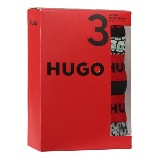 3PACK ανδρικό σορτς HUGO πολύχρωμο (50518079 972)