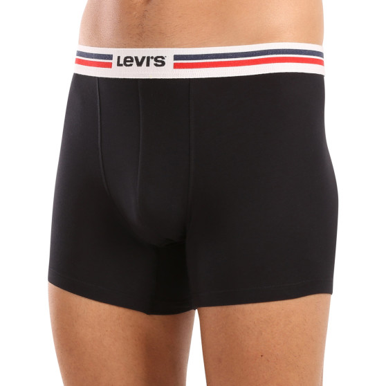 4PACK ανδρικό σορτς μποξεράκι Levis μαύρο (701224292 001)