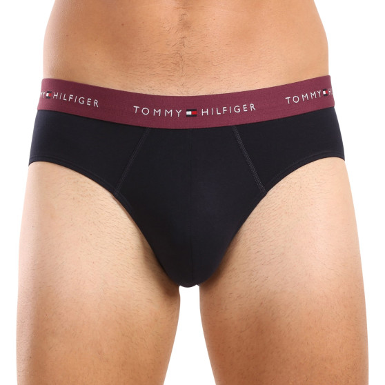 3PACK Tommy Hilfiger ανδρικό σλιπ σκούρο μπλε (UM0UM02904 0VZ)