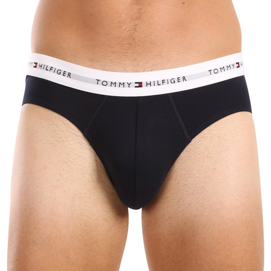 3PACK Tommy Hilfiger ανδρικό σλιπ σκούρο μπλε (UM0UM02904 0VZ)