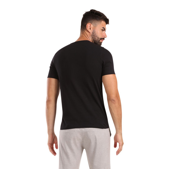 3PACK HUGO ανδρικό t-shirt μαύρο (50480088 965)