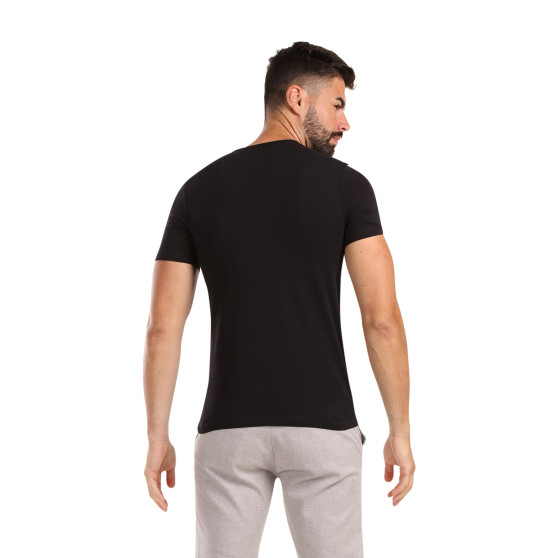 3PACK HUGO ανδρικό t-shirt μαύρο (50480088 965)