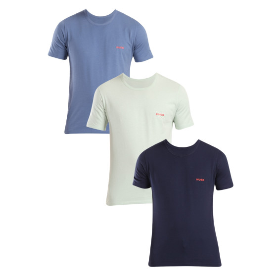 3PACK HUGO ανδρικό t-shirt πολύχρωμο (50480088 983)