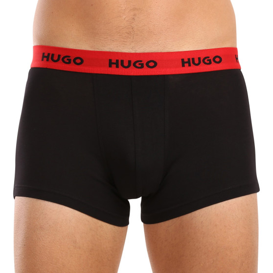 3PACK ανδρικό σορτς μποξεράκι HUGO πολύχρωμο (50517878 962)