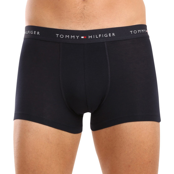 3PACK ανδρικό σορτς μποξεράκι Tommy Hilfiger σκούρο μπλε (UM0UM02763 0VH)