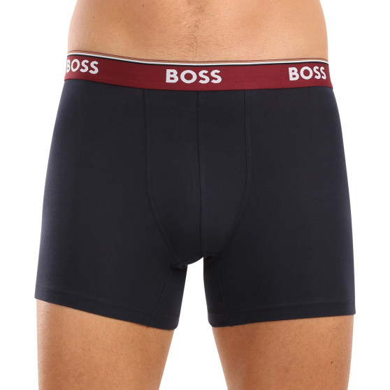 3PACK ανδρικό σορτς μποξεράκι BOSS πολύχρωμο (50517828 984)