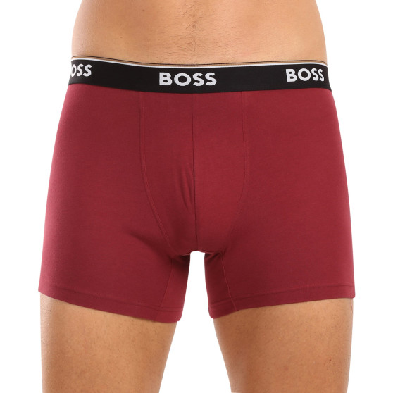 3PACK ανδρικό σορτς μποξεράκι BOSS πολύχρωμο (50517828 984)