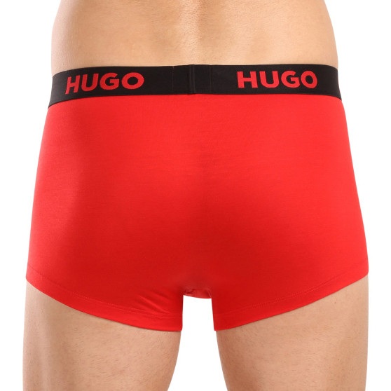 3PACK ανδρικό σορτς μποξεράκι HUGO πολύχρωμο (50496723 003)