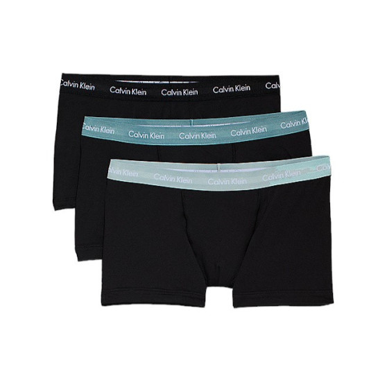 3PACK Calvin Klein ανδρικό σορτς μποξεράκι oversized μαύρο (NB2665A-Q3R)