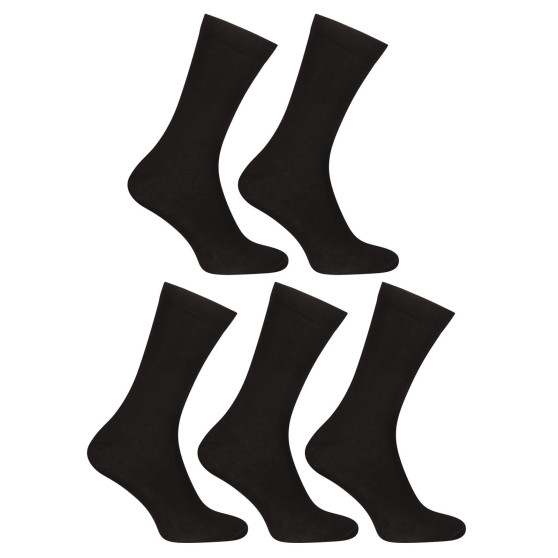 5PACK  4x socks tall bamboo black - τριμηνιαία ετήσια συνδρομή Nedeto