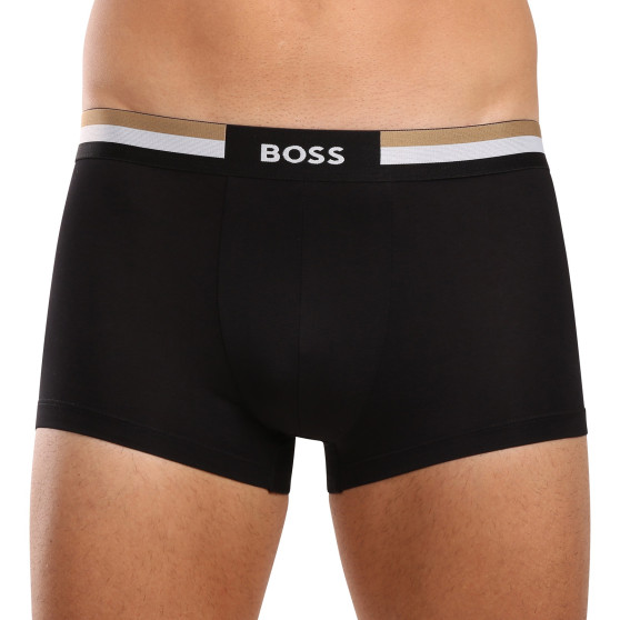 3PACK ανδρικό σορτς μποξεράκι BOSS μαύρο (50516542 001)