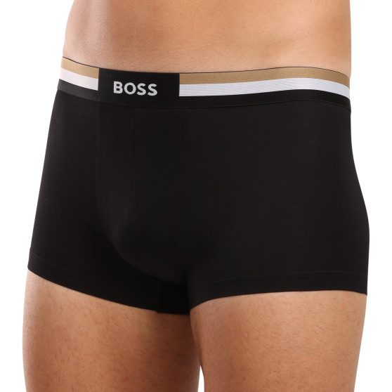 3PACK ανδρικό σορτς μποξεράκι BOSS μαύρο (50516542 001)