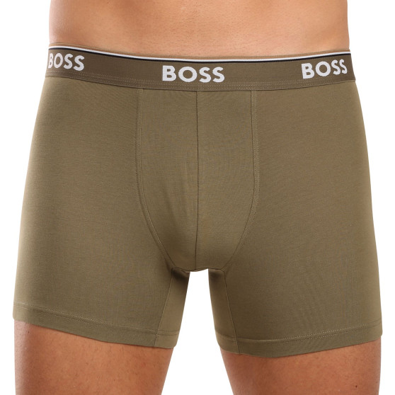 3PACK ανδρικό σορτς μποξεράκι BOSS πολύχρωμο (50514998 982)