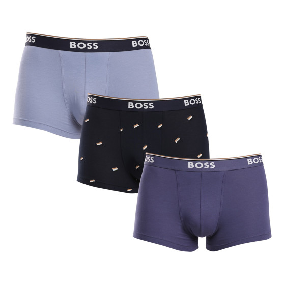 3PACK ανδρικό σορτς μποξεράκι BOSS πολύχρωμο (50517829 964)