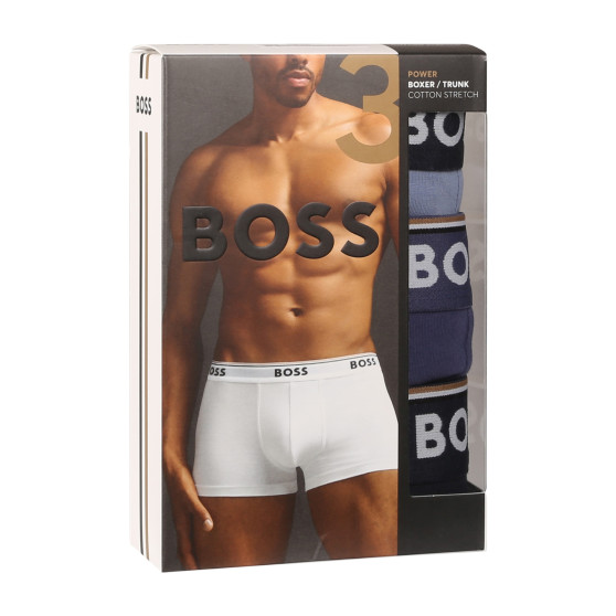 3PACK ανδρικό σορτς μποξεράκι BOSS πολύχρωμο (50517829 964)