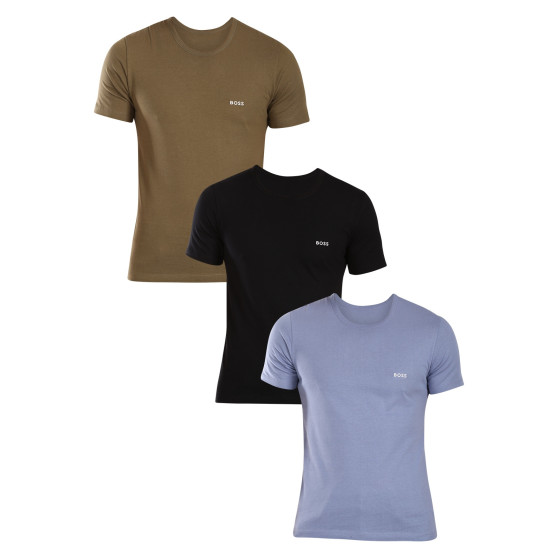 3PACK BOSS ανδρικό t-shirt πολύχρωμο (50517856 990)