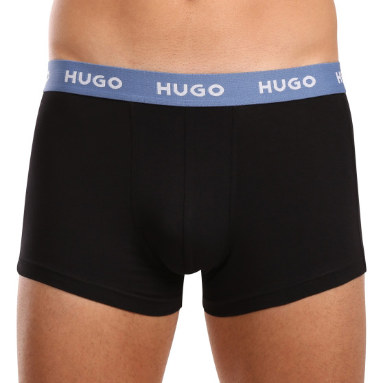 3PACK ανδρικό σορτς μποξεράκι HUGO πολύχρωμο (50517878 961)