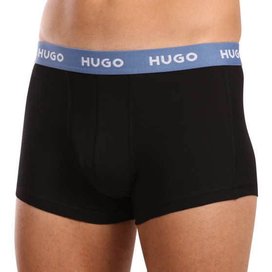 3PACK ανδρικό σορτς μποξεράκι HUGO πολύχρωμο (50517878 961)