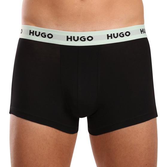 3PACK ανδρικό σορτς μποξεράκι HUGO πολύχρωμο (50517878 961)