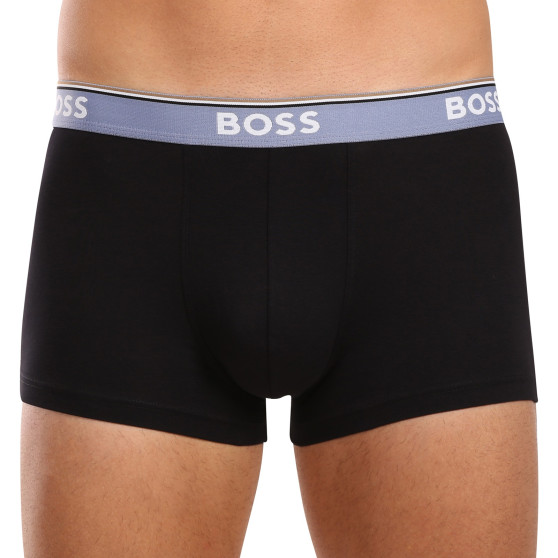 3PACK ανδρικό σορτς μποξεράκι BOSS μαύρο (50517827 980)