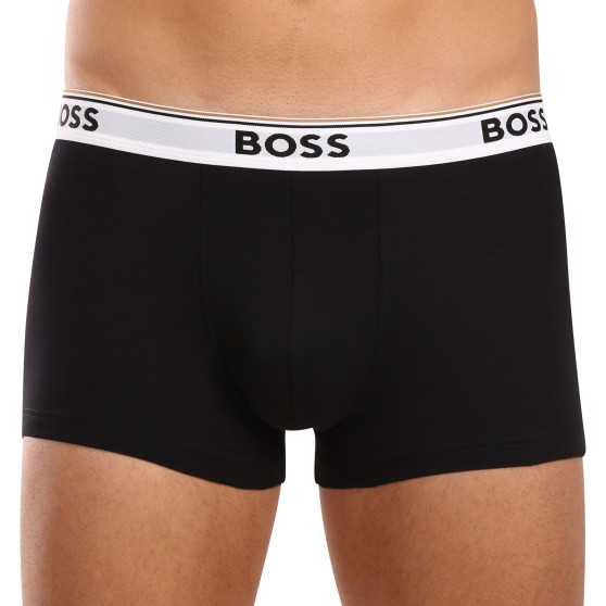 3PACK ανδρικό σορτς μποξεράκι BOSS μαύρο (50517827 980)