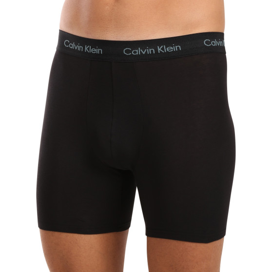 3PACK ανδρικό σορτς μποξεράκι Calvin Klein μαύρο (NB1770A-Q5F)