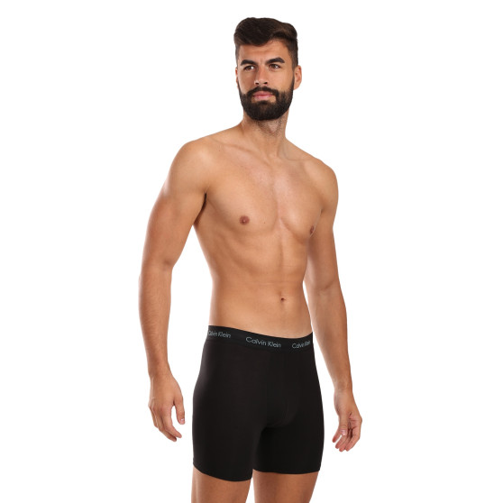 3PACK ανδρικό σορτς μποξεράκι Calvin Klein μαύρο (NB1770A-Q5F)