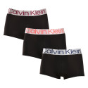 3PACK ανδρικό σορτς μποξεράκι Calvin Klein μαύρο (NB3074A-MJ3)