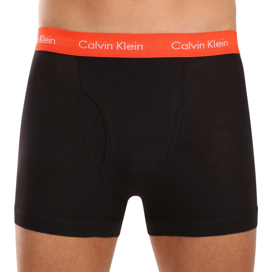 3PACK ανδρικό σορτς μποξεράκι Calvin Klein μαύρο (NB2615A-NLS)