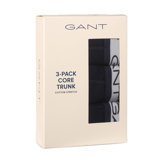 3PACK Gant ανδρικό σορτσάκι μποξεράκι μπλε (900003053-410)