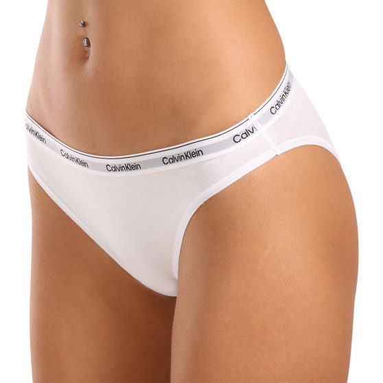 3PACK Calvin Klein γυναικείο εσώρουχο λευκό (QD5207E-100)