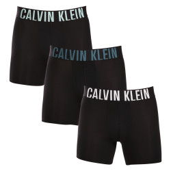 3PACK ανδρικό σορτς μποξεράκι Calvin Klein μαύρο (NB3612A-Q1L)