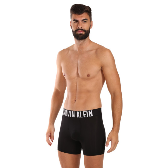 3PACK ανδρικό σορτς μποξεράκι Calvin Klein μαύρο (NB3612A-Q1L)