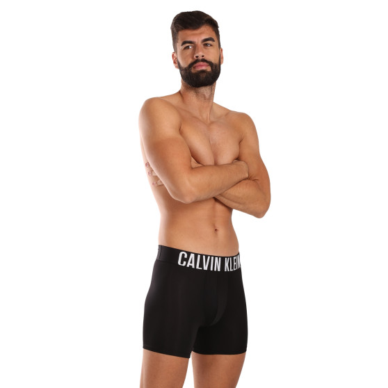 3PACK ανδρικό σορτς μποξεράκι Calvin Klein μαύρο (NB3612A-Q1L)