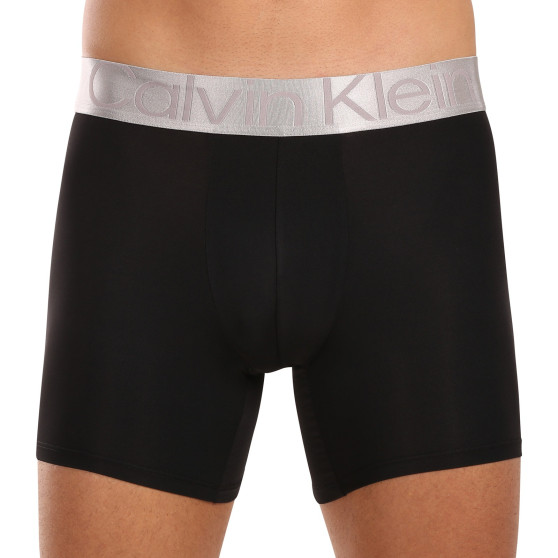 3PACK ανδρικό σορτς μποξεράκι Calvin Klein μαύρο (NB3075A-QTE)