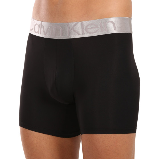 3PACK ανδρικό σορτς μποξεράκι Calvin Klein μαύρο (NB3075A-QTE)