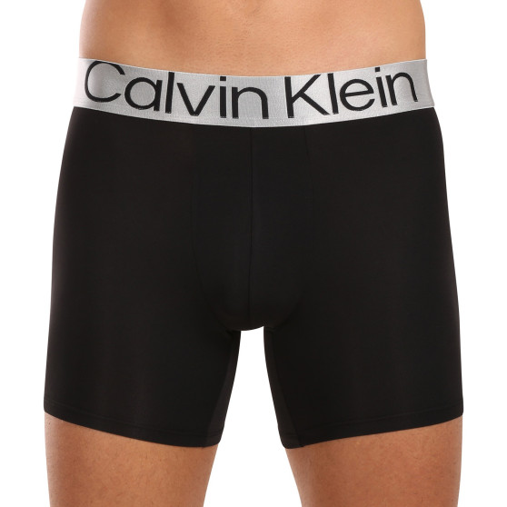 3PACK ανδρικό σορτς μποξεράκι Calvin Klein μαύρο (NB3075A-QTE)