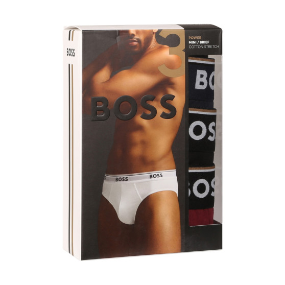 3PACK BOSS ανδρικό σλιπ πολύχρωμο (50517826 976)