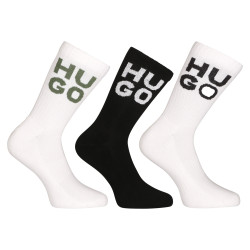 3PACK κάλτσες HUGO υψηλές πολύχρωμες (50502007 960)