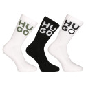 3PACK HUGO κάλτσες ψηλές πολύχρωμες (50518606 100)