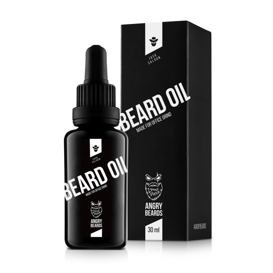 Angry Beards Λάδι γενειάδας Jack Saloon για άνδρες 30 ml